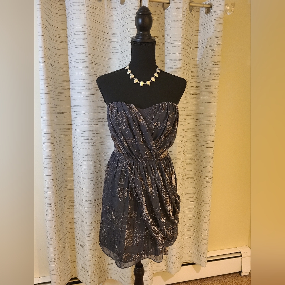 Bcbgeneration Strapless Side Drape Mini Cocktail … - image 2